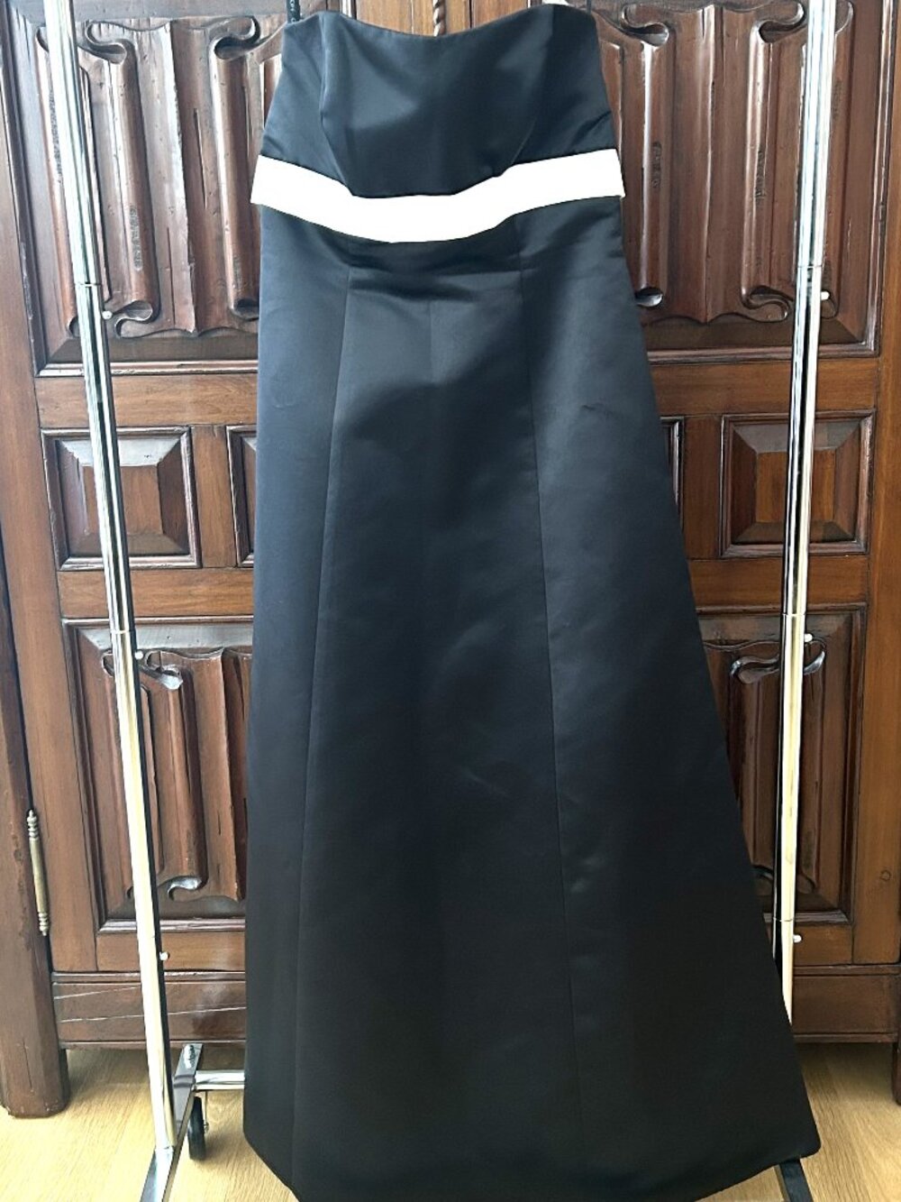 Black and White Formal Dress - Bill Levkoff Classics - Size 10 (but altered)